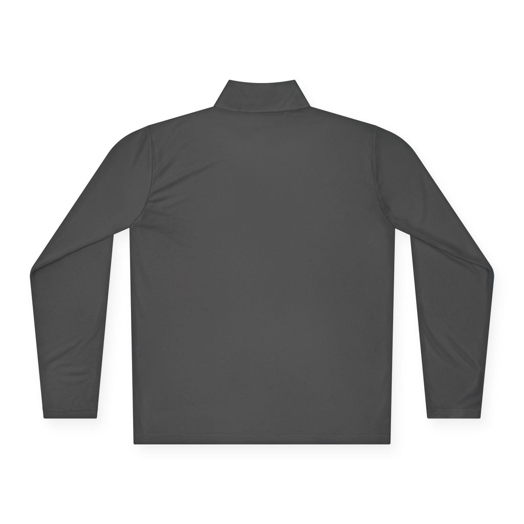 Eco-Friendly Quarter-Zip Pullover with Earth Design