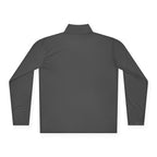 Eco-Friendly Quarter-Zip Pullover with Earth Design
