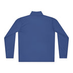 Eco-Friendly Quarter-Zip Pullover with Earth Design