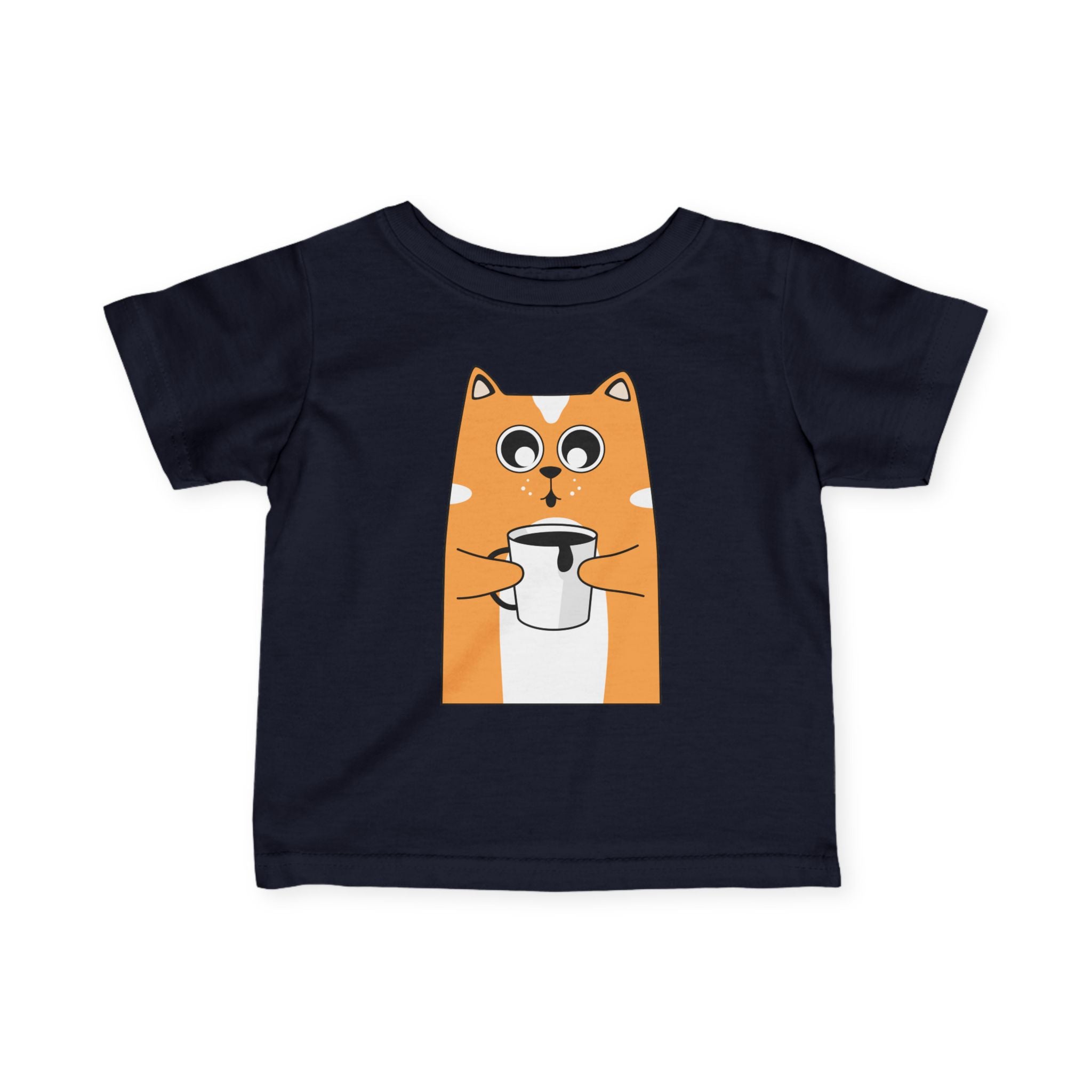 Cute Cat Graphic Infant Tee