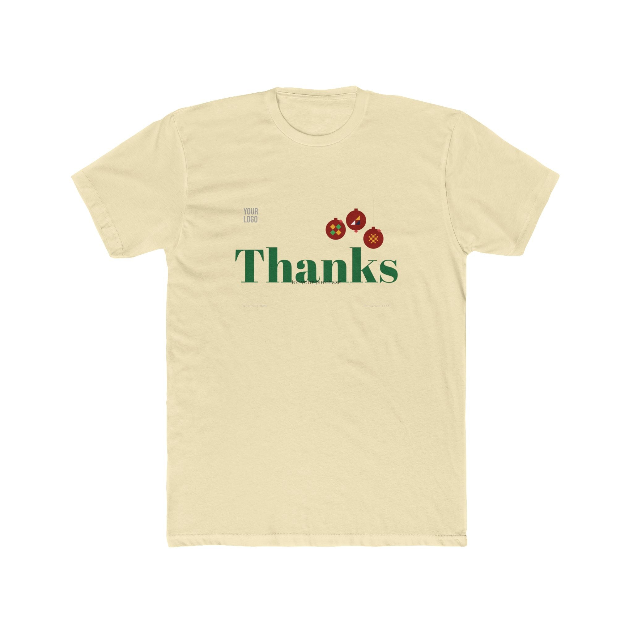 Unisex Cotton Crew Tee