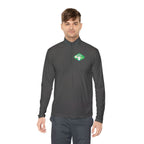 Cozy Unisex Quarter-Zip Pullover with Fun Design