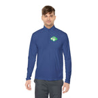 Cozy Unisex Quarter-Zip Pullover with Fun Design