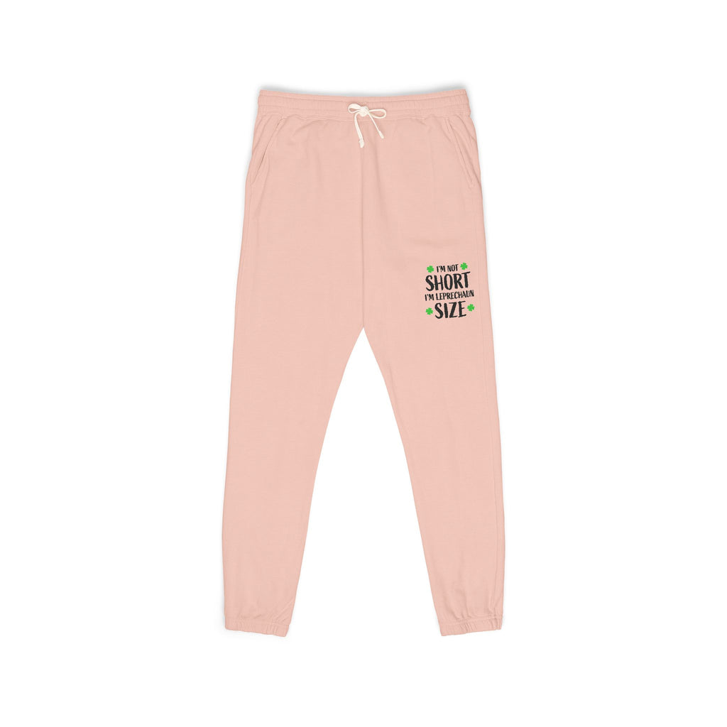 Eco-Friendly Garment-Dyed Fleece Sweatpants with Custom Design