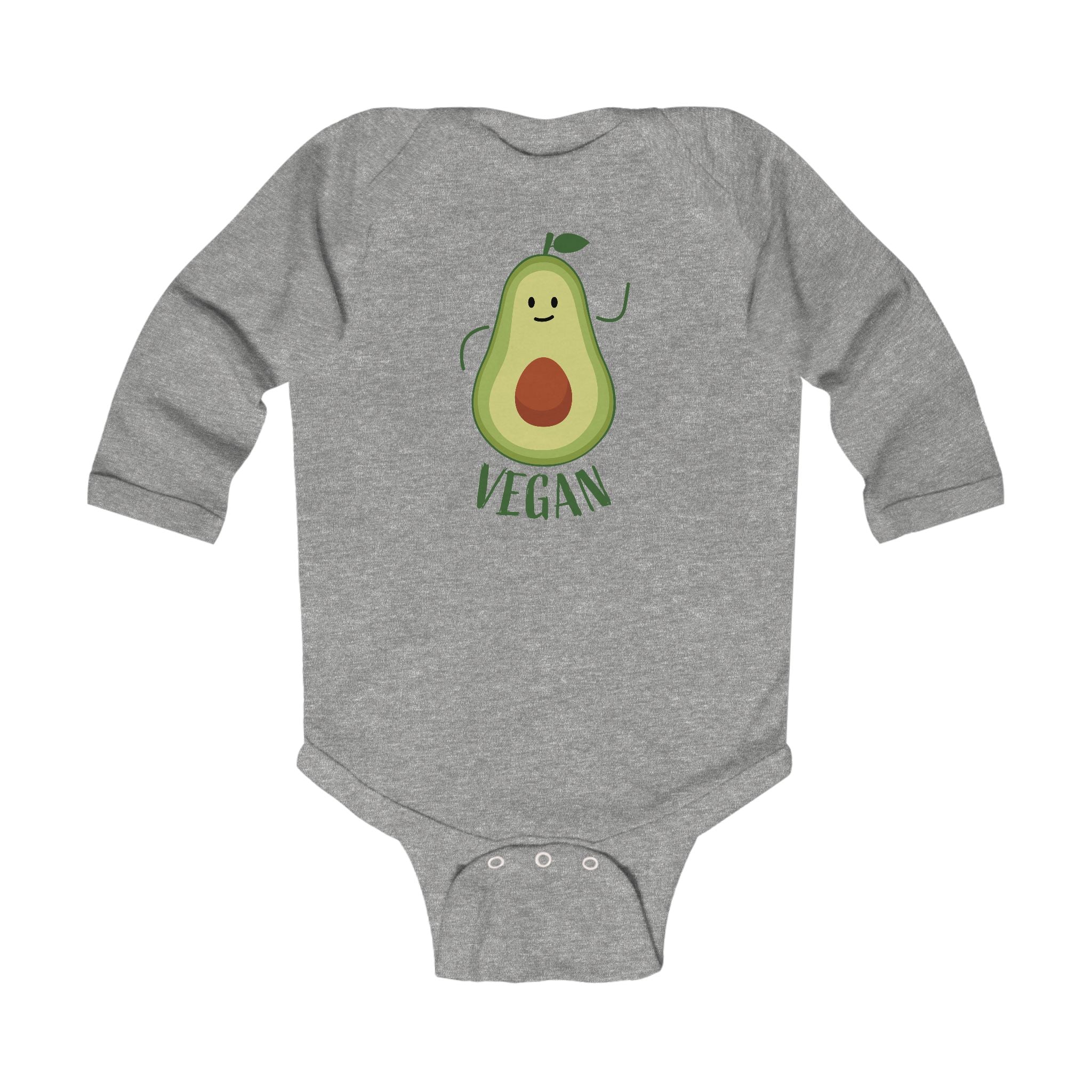 Cute Vegan Avocado Infant Bodysuit