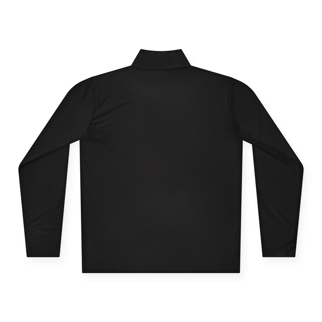 Eco-Friendly Quarter-Zip Pullover with Earth Design