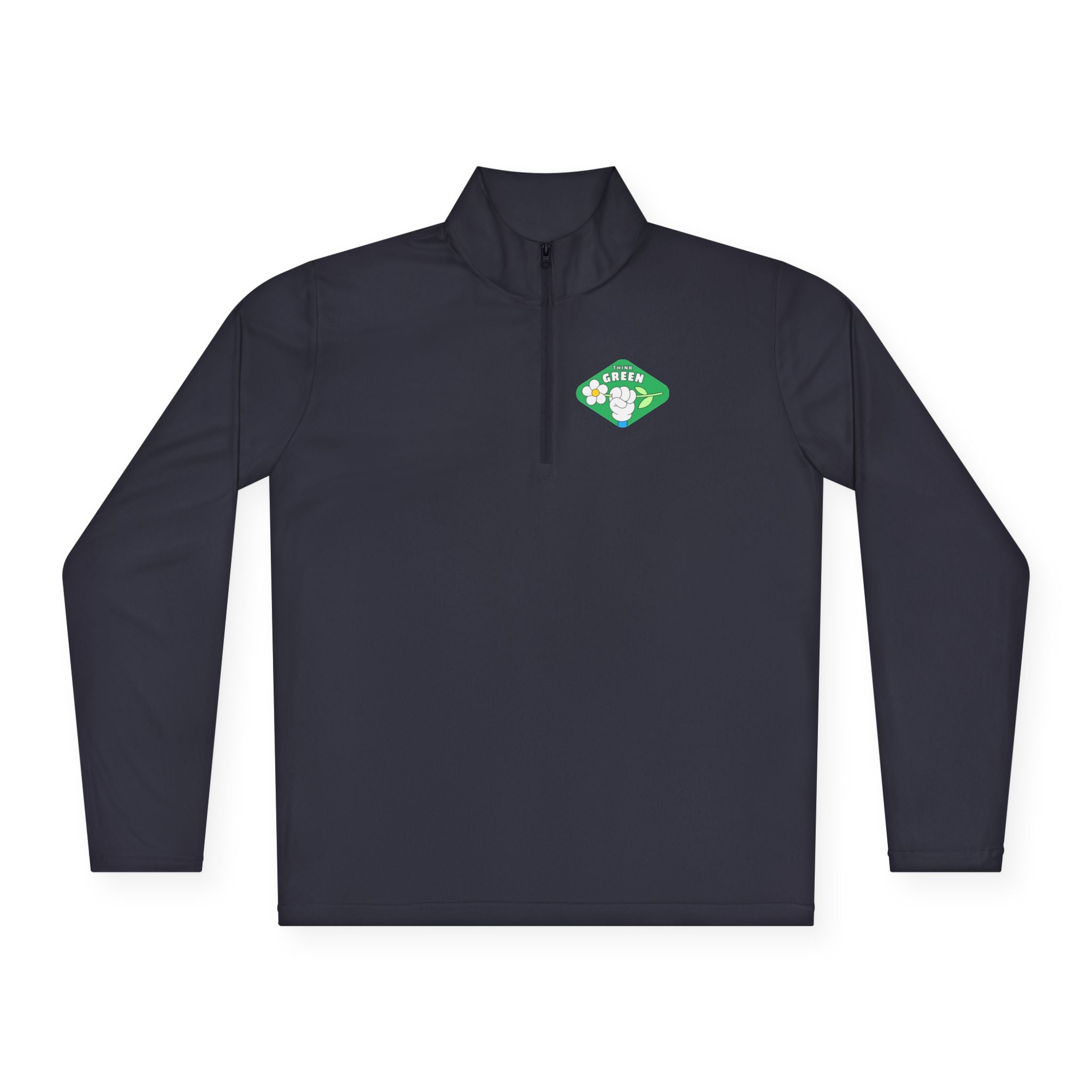 Cozy Unisex Quarter-Zip Pullover with Fun Design