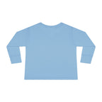 Toddler Long Sleeve Tee — Customizable "Enter text" Minimalist Baby Shirt