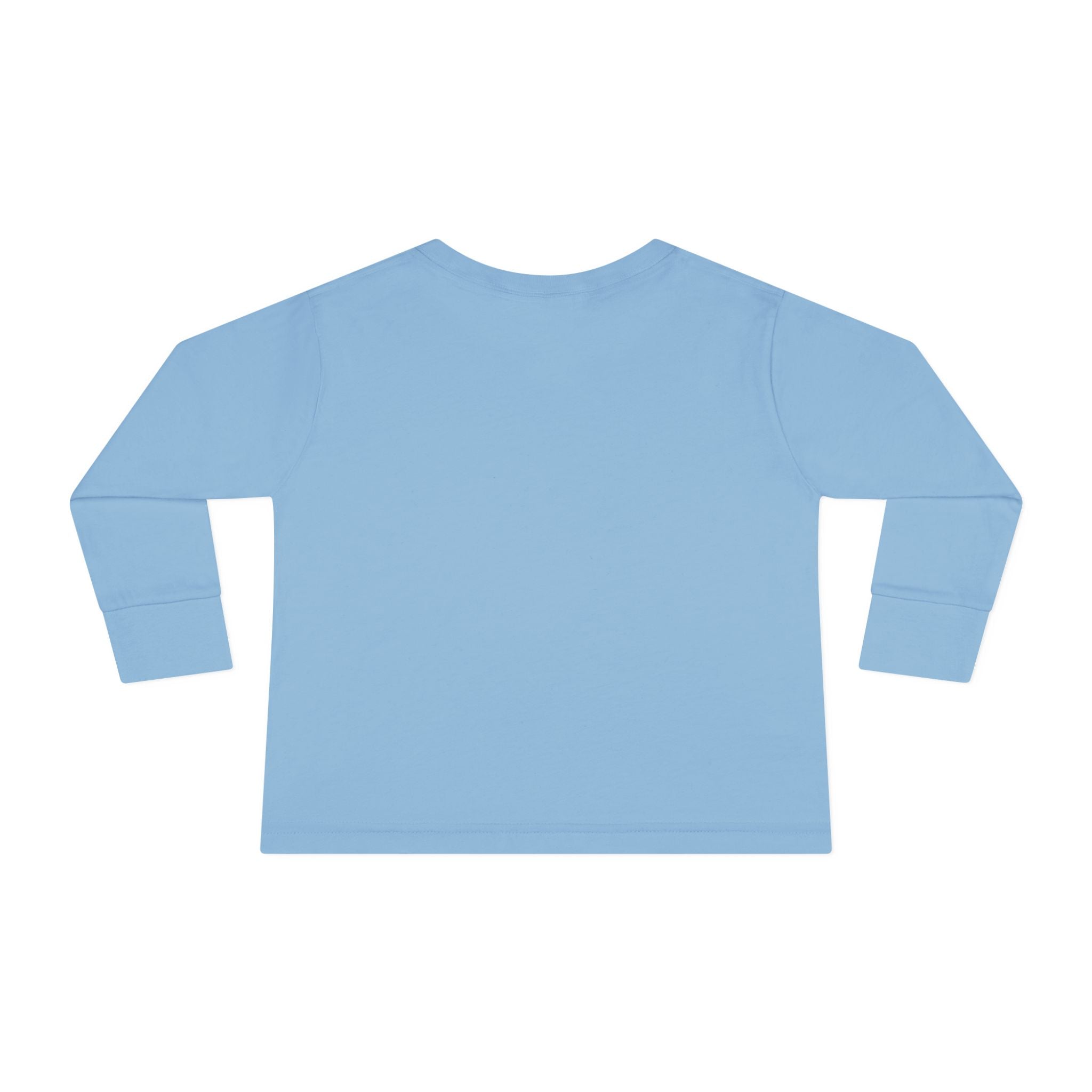 Toddler Long Sleeve Tee — Customizable "Enter text" Minimalist Baby Shirt