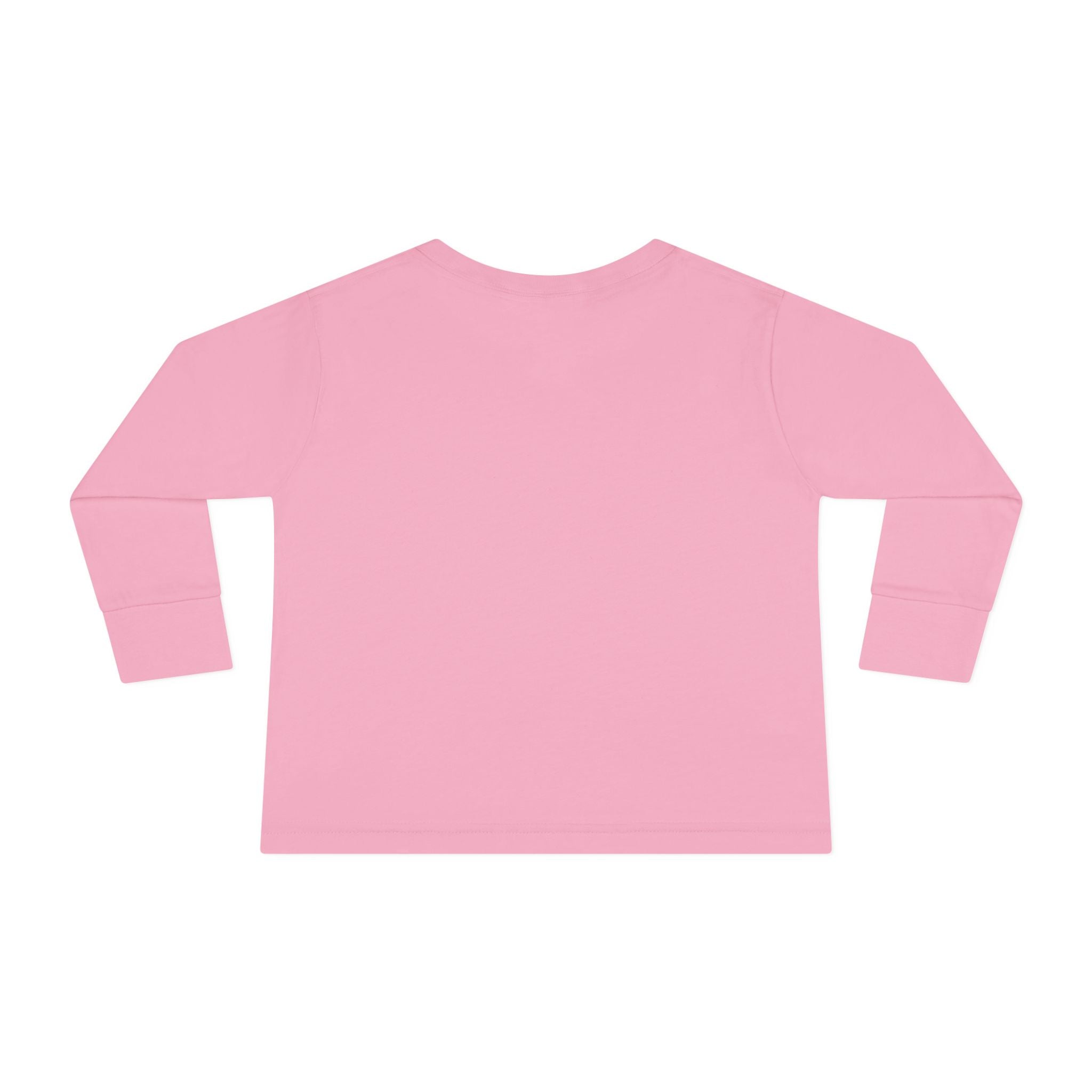 Toddler Long Sleeve Tee — Customizable "Enter text" Minimalist Baby Shirt