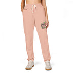 Eco-Friendly Garment-Dyed Fleece Sweatpants with Custom Design