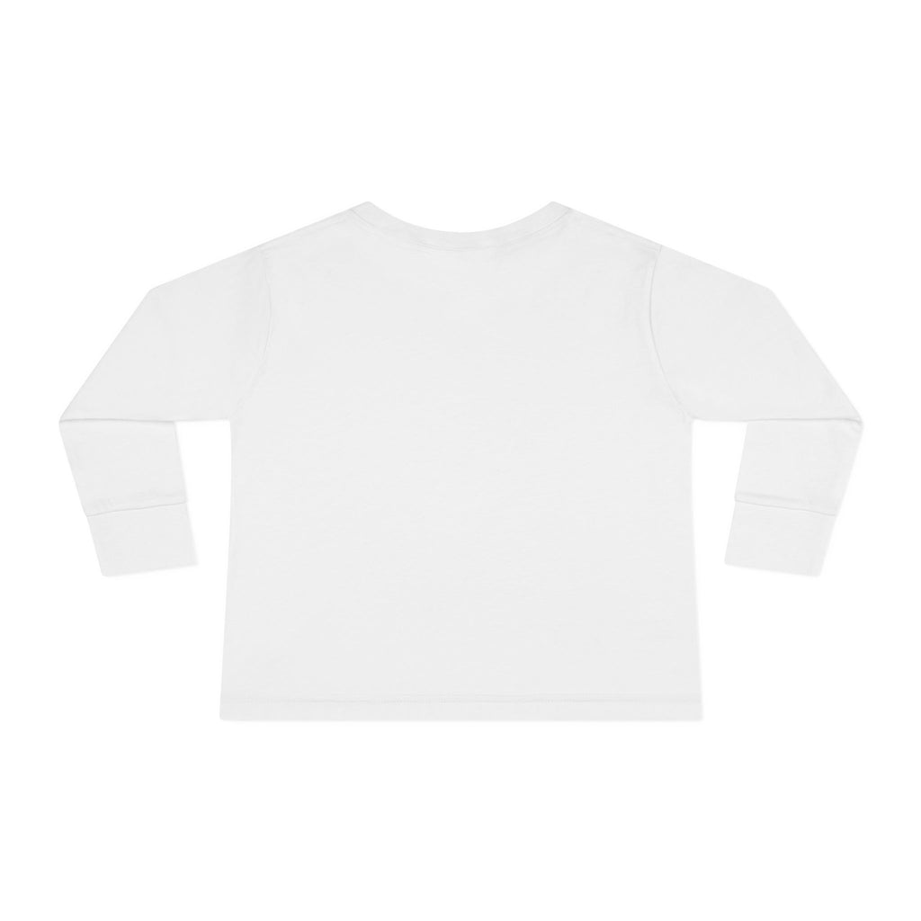 Toddler Long Sleeve Tee — Customizable "Enter text" Minimalist Baby Shirt
