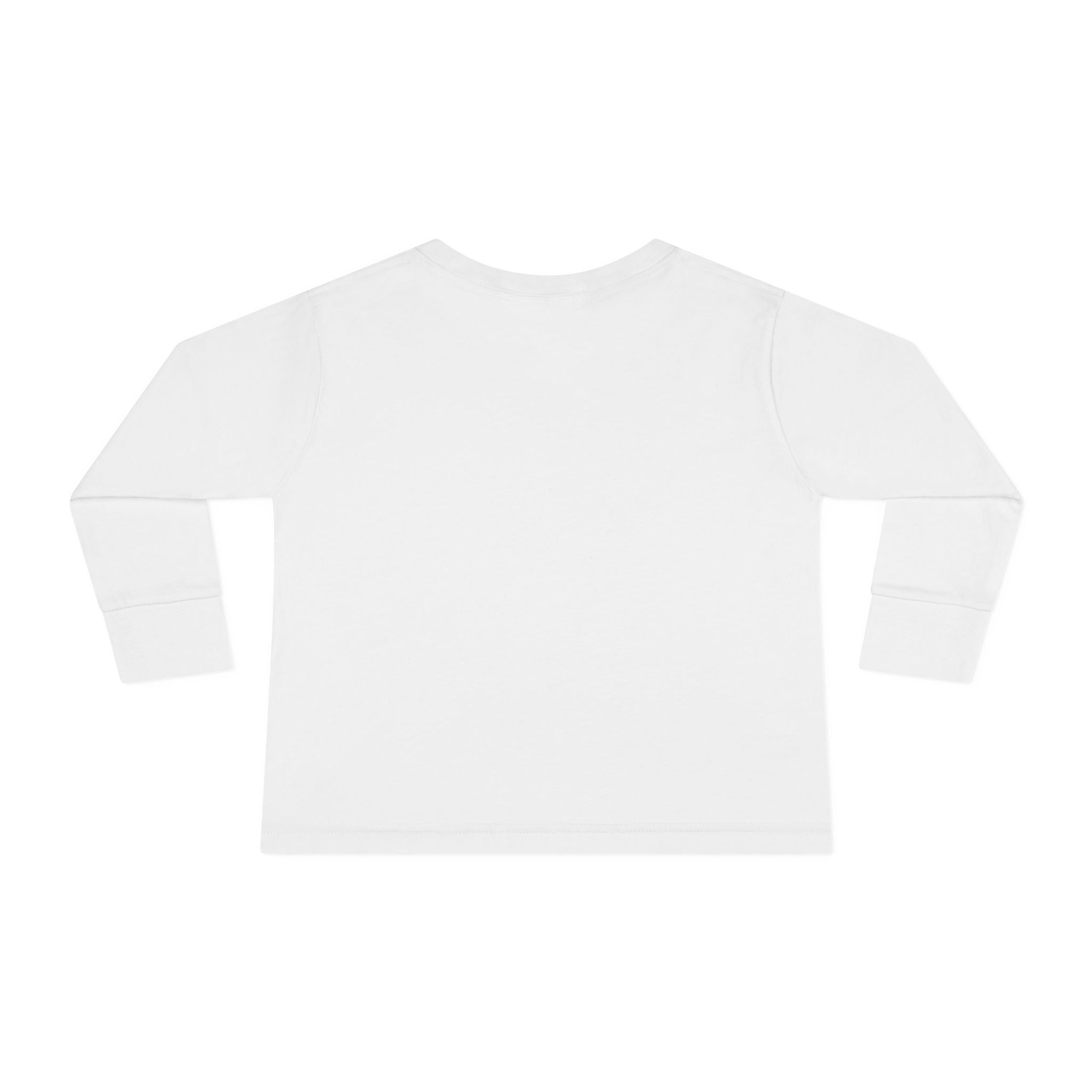 Toddler Long Sleeve Tee — Customizable "Enter text" Minimalist Baby Shirt