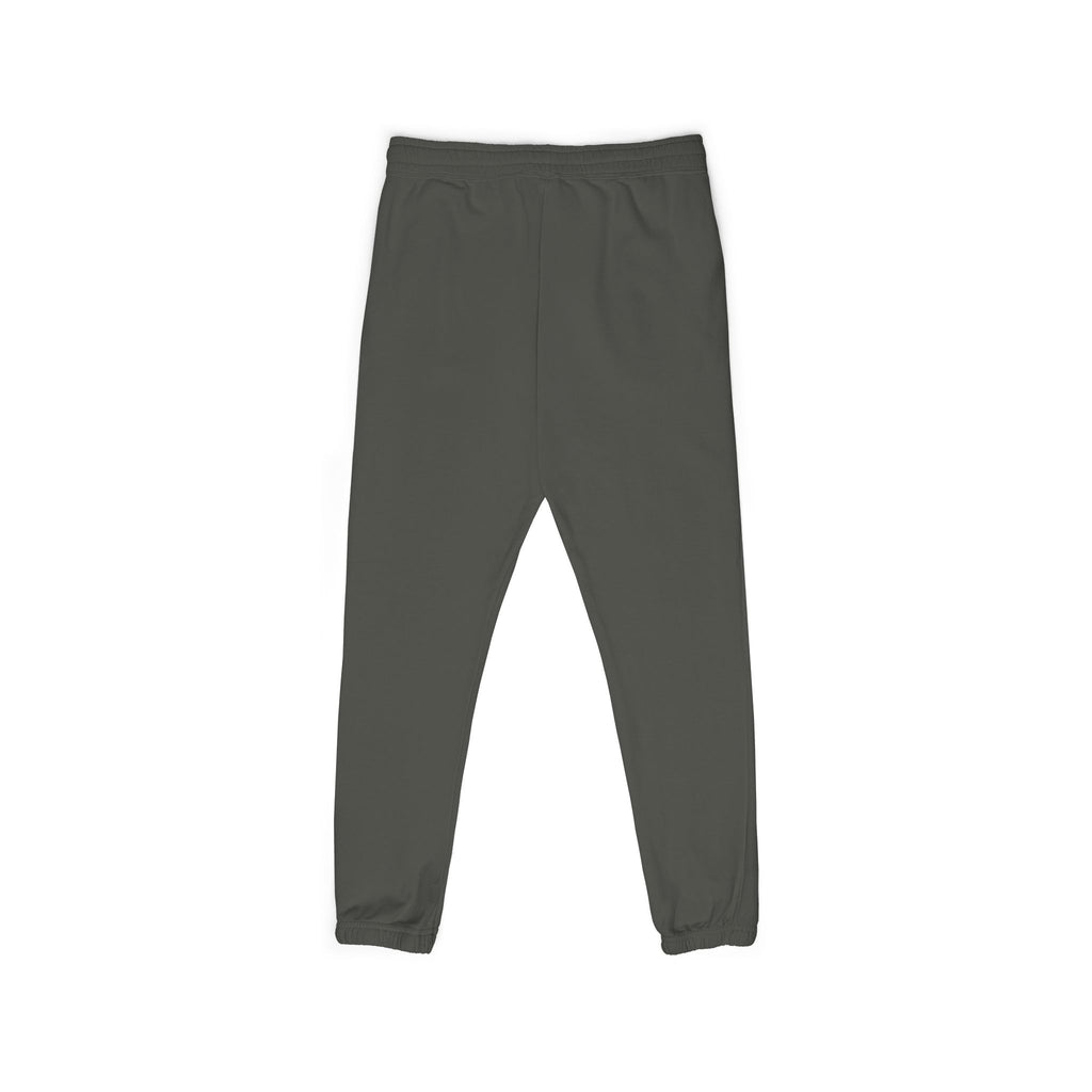 Eco-Friendly Garment-Dyed Fleece Sweatpants with Custom Design
