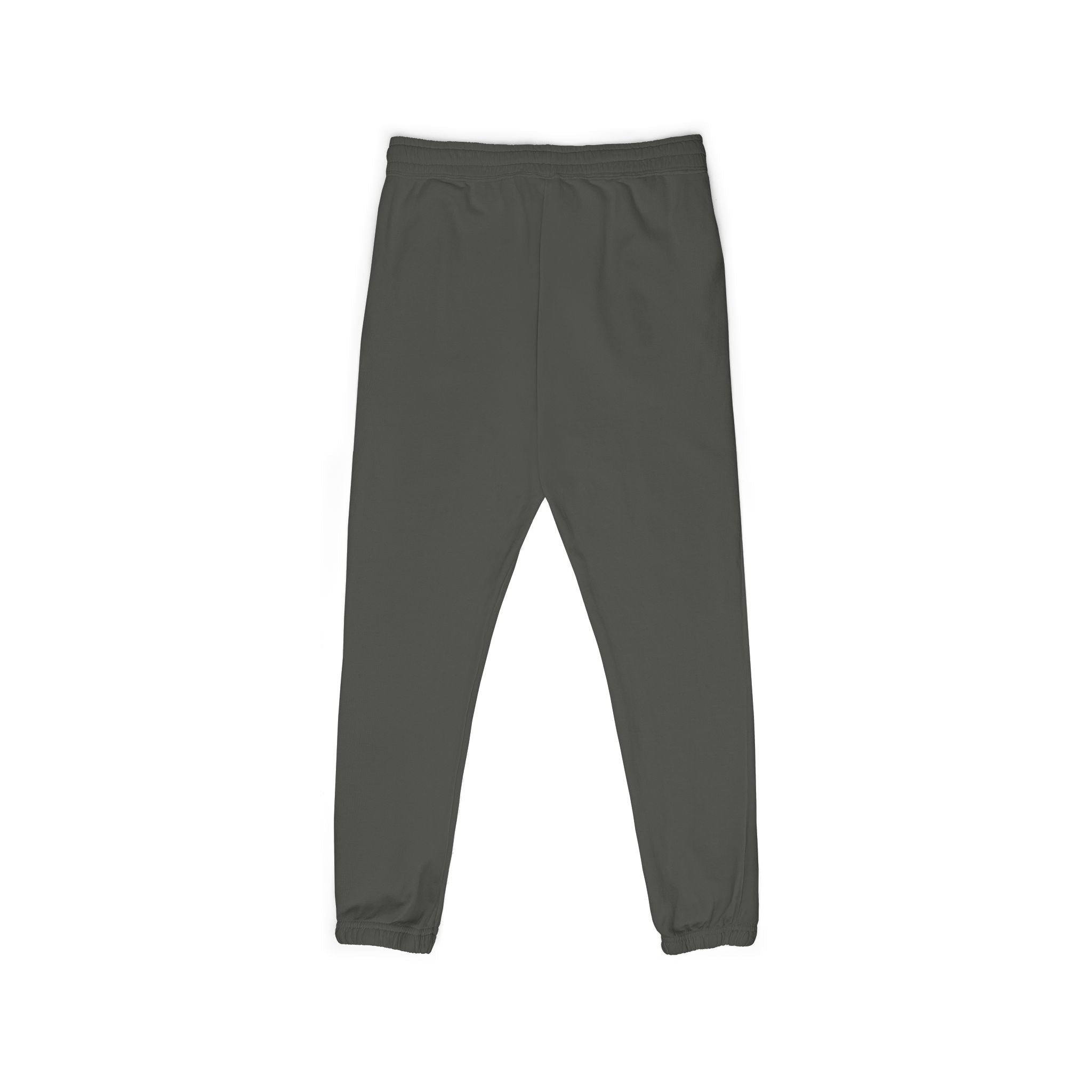 Eco-Friendly Garment-Dyed Fleece Sweatpants with Custom Design