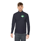 Cozy Unisex Quarter-Zip Pullover with Fun Design