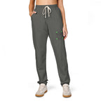 Eco-Friendly Garment-Dyed Fleece Sweatpants with Custom Design