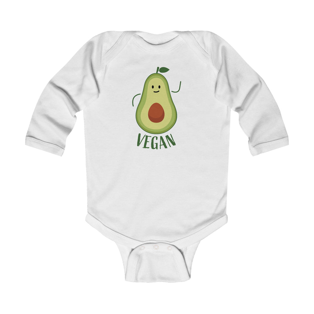 Cute Vegan Avocado Infant Bodysuit
