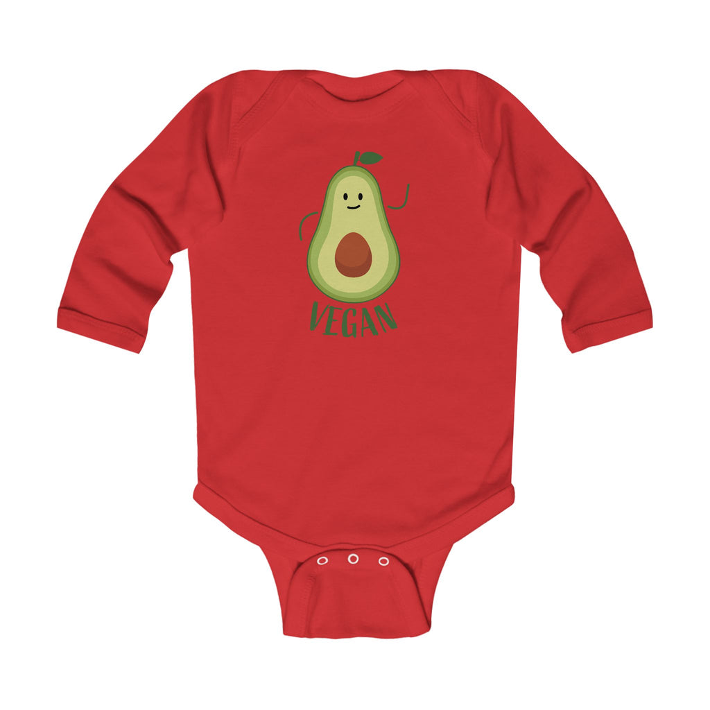 Cute Vegan Avocado Infant Bodysuit