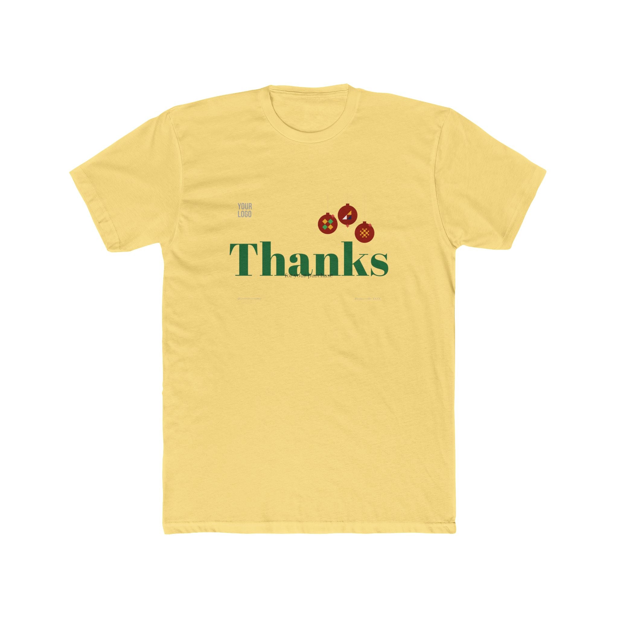 Unisex Cotton Crew Tee