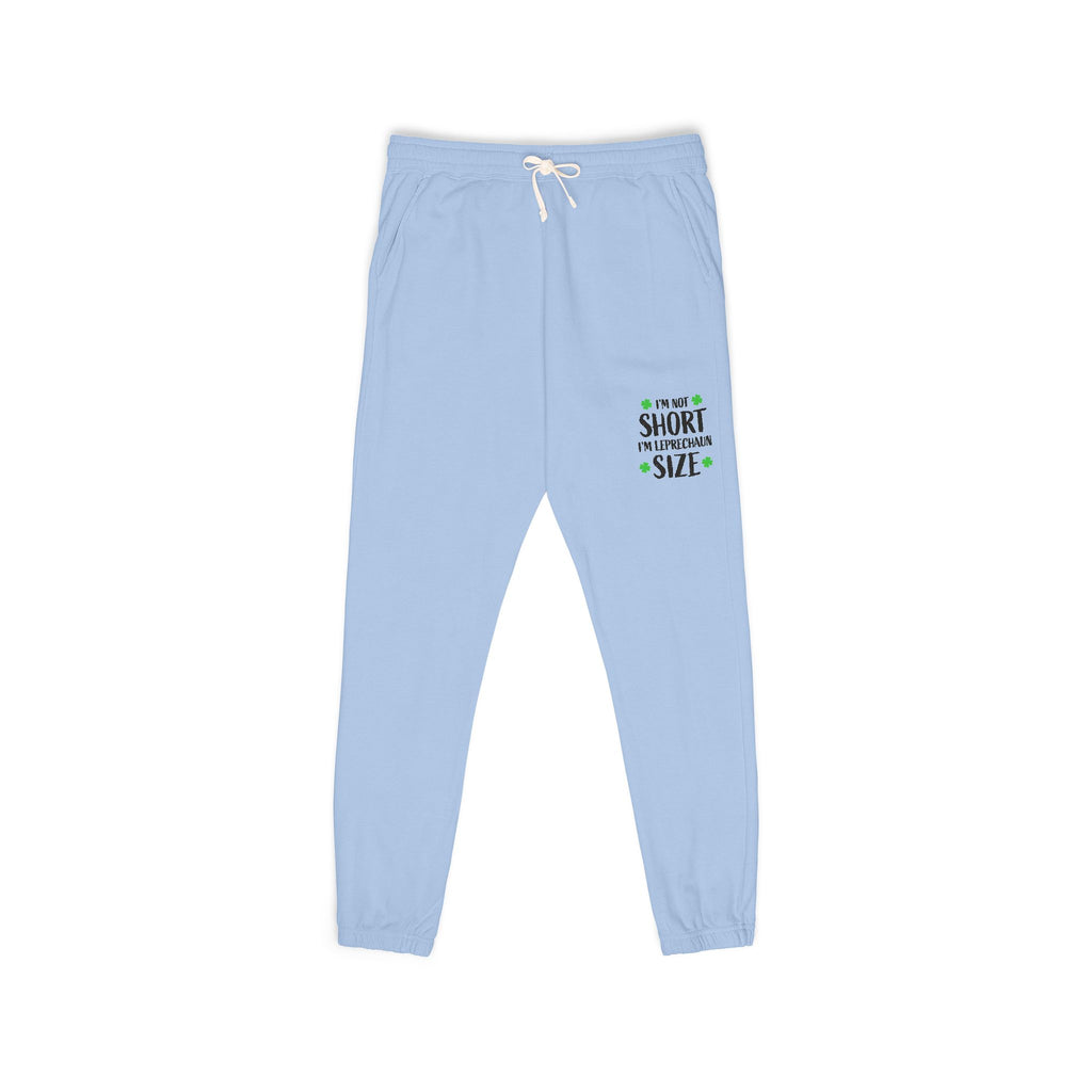 Eco-Friendly Garment-Dyed Fleece Sweatpants with Custom Design