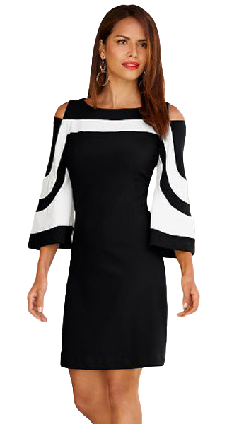 WOMEN DRESS NINA - BLACK