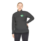 Cozy Unisex Quarter-Zip Pullover with Fun Design