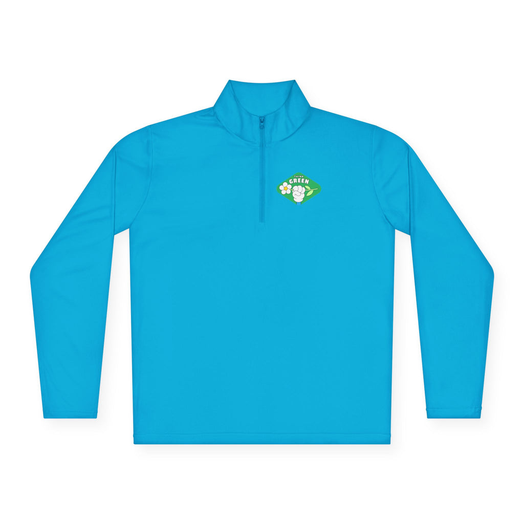 Cozy Unisex Quarter-Zip Pullover with Fun Design