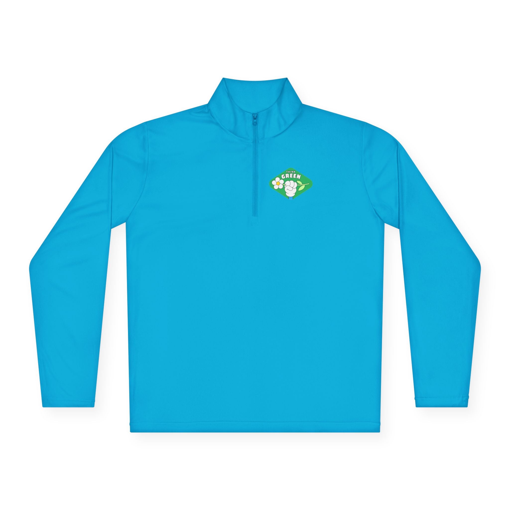 Cozy Unisex Quarter-Zip Pullover with Fun Design