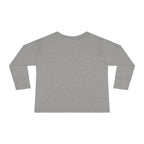 Toddler Long Sleeve Tee — Customizable "Enter text" Minimalist Baby Shirt