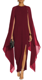 WOMEN DRESS ILEANA - BORDO
