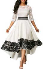 WOMEN DRESS BIANCA - WHITE