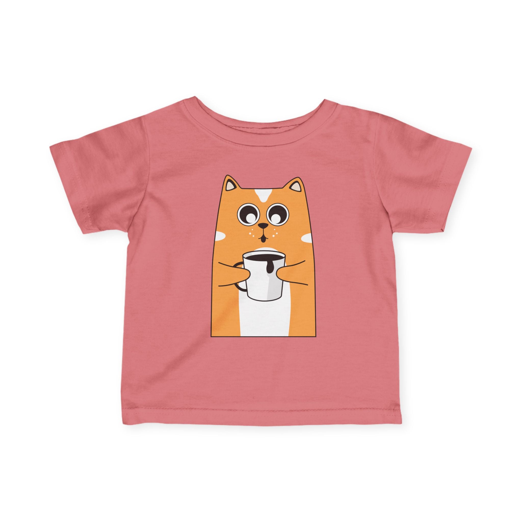 Cute Cat Graphic Infant Tee