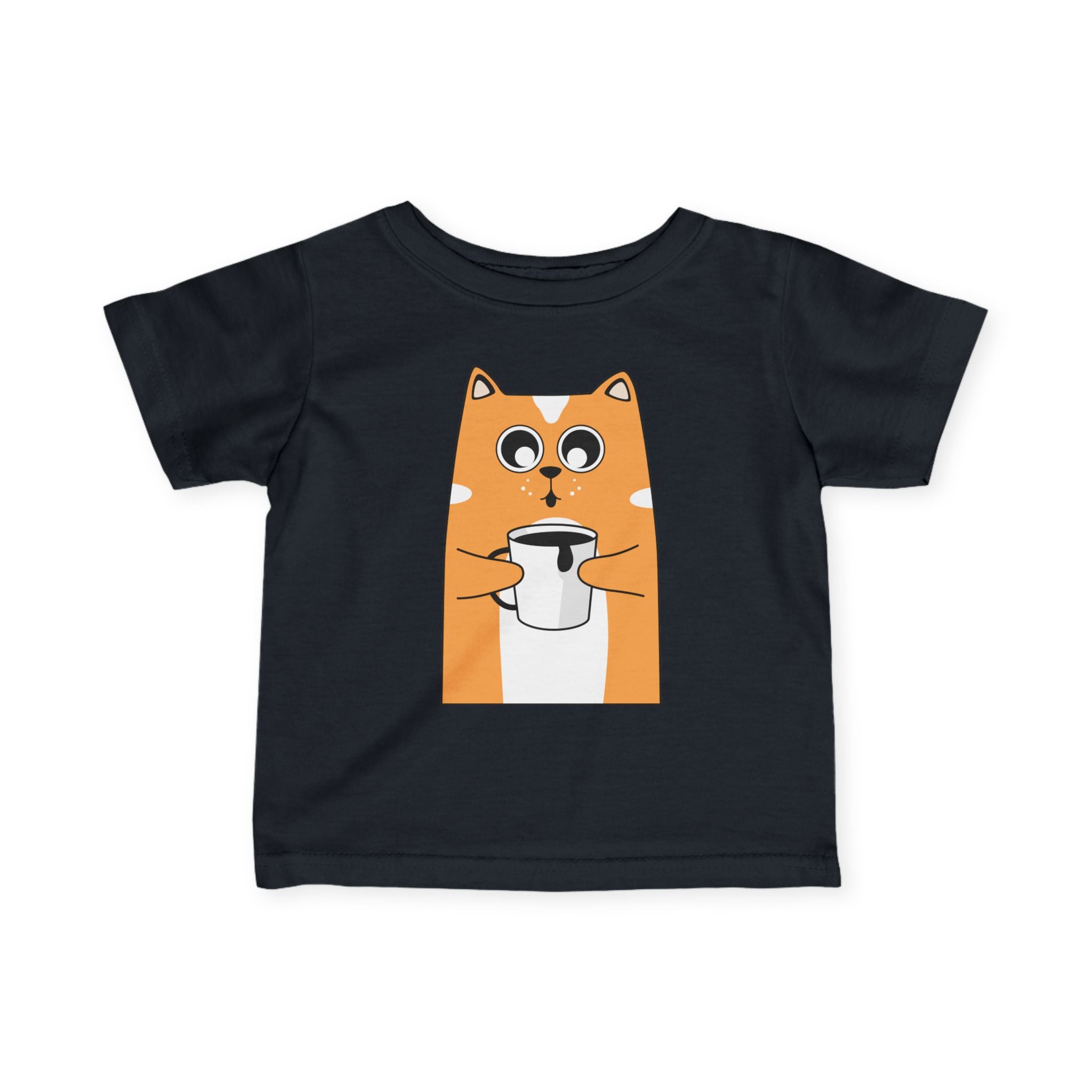 Cute Cat Graphic Infant Tee