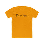 Crew Tee — Custom Script Text Design