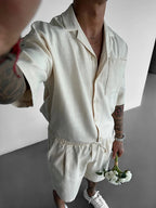 Cool comfortable men beach vacation shorts set