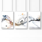 Home office wall decor | set of 3 framed wall art