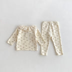 Spring and Autumn Baby Kids Girls Casual Floral Top and Pants Clothing