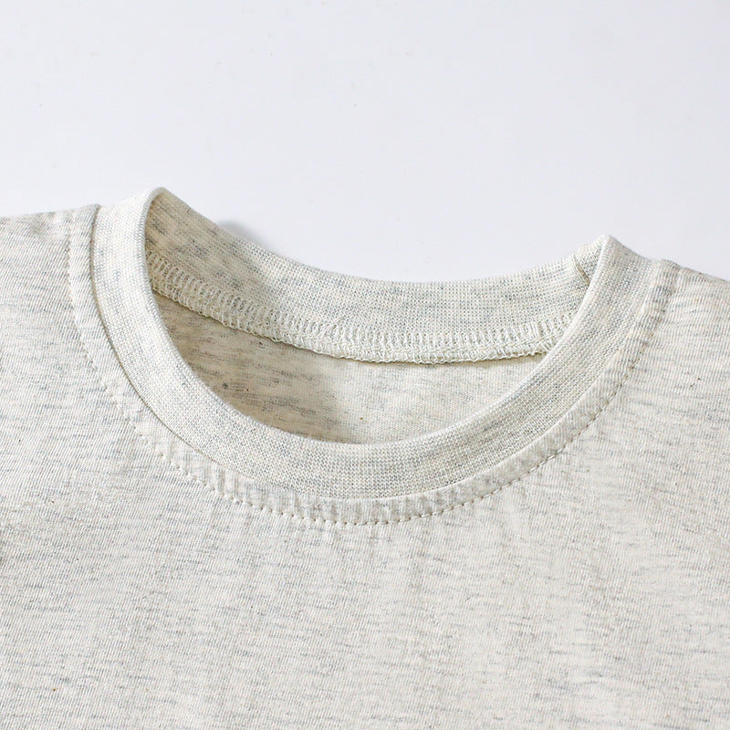 Summer Baby Kids Cartoon Pattern T-shirt and Shorts Clothing Set for