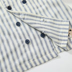 Summer Baby Kids Striped Pattern Top and Blue Shorts Clothing Set for