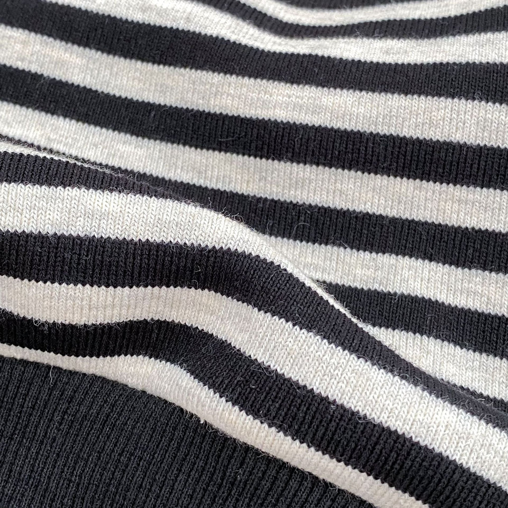 Spring and Autumn Baby Kids Boys Cartoon Pattern Striped Pullover and