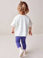 Summer Baby Kids Princess Cartoon Pattern T-shirt and Shorts Clothing