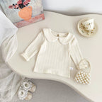 Spring and Autumn Baby Kids Girls Lace Decorated Sleeveless Vest,