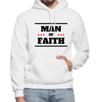 Mens Hoodie - Pullover Hooded Sweatshirt - Graphic/man of Faith